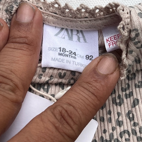 Zara Baby Cheetah Printed Dress NWT - Picture 7 of 8